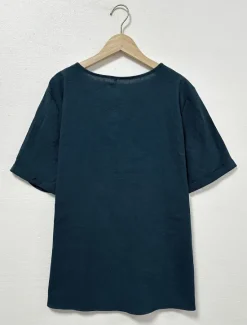 Women's Plus Size Linen-Inspired Shirts Blouse Flower Casual Short Sleeve Crew Neck Regular Tops Daily Print All Seasons Women Shirts