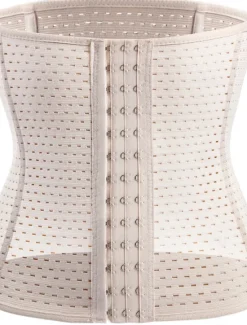 New Women's Plus Size Shapewear Waist Trainer Body Shaper Pure Color Sport Simple Casual Home Daily Going out Breathable Summer Spring Home Outfits Women Shapewear|Lingerie