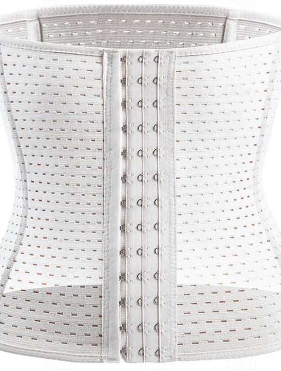 New Women's Plus Size Shapewear Waist Trainer Body Shaper Pure Color Sport Simple Casual Home Daily Going out Breathable Summer Spring Home Outfits Women Shapewear|Lingerie