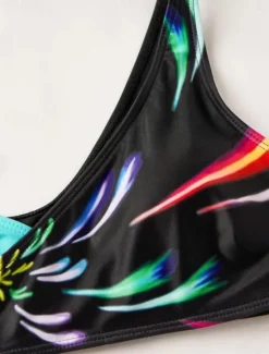 Online Women's Plus Size Swimwear Bikini Swimsuit 2 Piece Cut Out Push Up Summer Graphic Sleeveless Bathing Suits Women Bikinis
