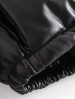Best Women's Puffer Jacket Warm Breathable Zipper Pocket Casual Plain Vacation Street Daily Wear Going out Zipper Short Stand Collar Regular Fit Long Sleeve Outerwear Black White Green Fall Winter Women Puffers & Parka