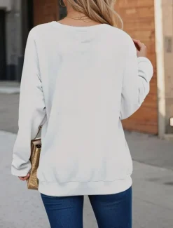Hot Women's Pullover Casual Cat Dailywear Casual Hoodie Print Long Sleeve Fall Winter Women Hoodies & Sweatshirts