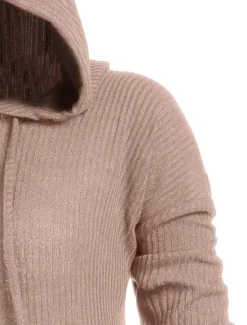 Best Women's Pullover Solid Color Casual Long Sleeve Regular Fit Sweater Cardigans Fall Winter Wine Black Pink Women Pullovers & Tops