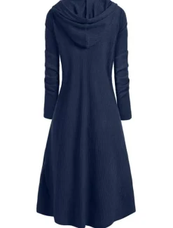 Best Women's Pullover Solid Color Casual Long Sleeve Regular Fit Sweater Cardigans Fall Winter Wine Black Pink Women Pullovers & Tops