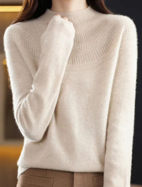 Sale Women's Pullover Sweater Jumper Streetwear Casual Soft Solid Color Ribbed Crew Neck Oversized Long Sleeve Regular Tops Knit Outdoor Daily Holiday Magenta Lake blue Fall Winter Women Pullovers & Tops