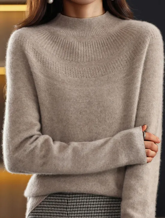 Sale Women's Pullover Sweater Jumper Streetwear Casual Soft Solid Color Ribbed Crew Neck Oversized Long Sleeve Regular Tops Knit Outdoor Daily Holiday Magenta Lake blue Fall Winter Women Pullovers & Tops