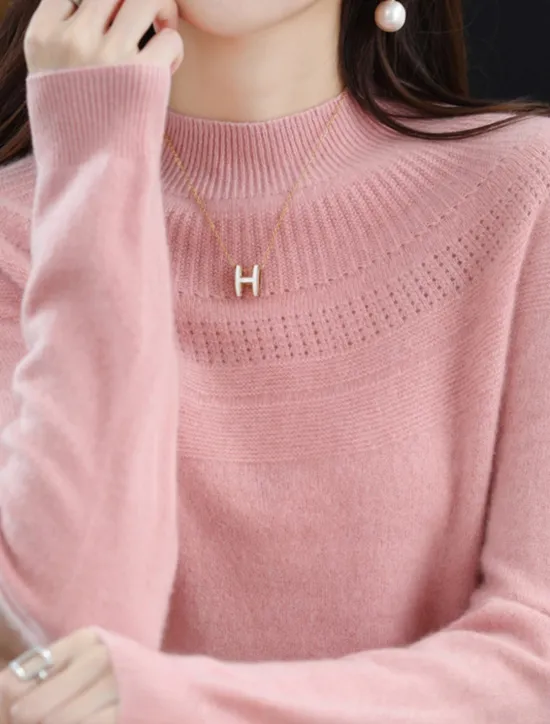 Sale Women's Pullover Sweater Jumper Streetwear Casual Soft Solid Color Ribbed Crew Neck Oversized Long Sleeve Regular Tops Knit Outdoor Daily Holiday Magenta Lake blue Fall Winter Women Pullovers & Tops