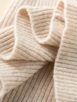 Best Women's Pullover Sweater Jumper Stylish Casual Soft Solid Color Ribbed Turtleneck Oversized Long Sleeve Knit Daily Holiday Going out Rust Red Pink purple Fall Winter Women Pullovers & Tops