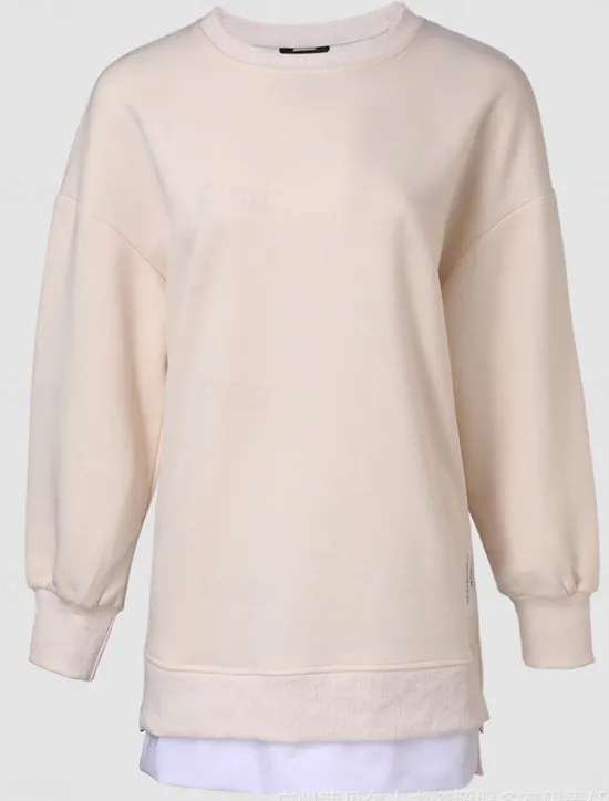 Discount Women's Pullover Sweatshirt Heart Plaid Casual Long Sleeve Crew Neck Regular Tops Street Dailywear Sequins Patchwork Zipper Green Dark Gray Beige Gray Fall Winter Women Hoodies & Sweatshirts