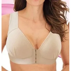 Women's Push Up Bras Full Coverage Lace Pure Color Front Closure Nylon Sexy 1PC Black Pink Home Outfits Women Lingerie