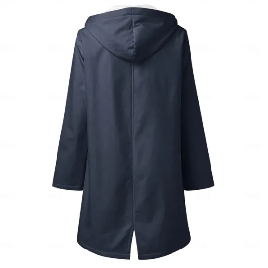 Best Women's Rain Jacket Waterproof Hiking Jacket Hiking Raincoat Winter Outdoor Thermal Warm Windproof Breathable Lightweight Hoodie Parka Teddy Coat Full Length Hidden Zipper Ski / Snowboard Fishing Women Jackets