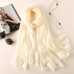 Sale Women's Rectangle Scarf Street Daily Date Blue Pink Scarf Pure Color Women Scarves