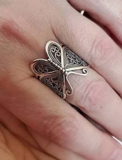 New Women's Rings Fashion Outdoor Butterfly Ring Women Trendy Jewelry