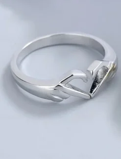 Women's Rings Fashion Outdoor Heart Ring Women Trendy Jewelry