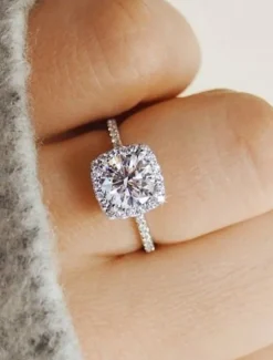 Women's Rings Fashion Wedding Geometry Ring Women Trendy Jewelry