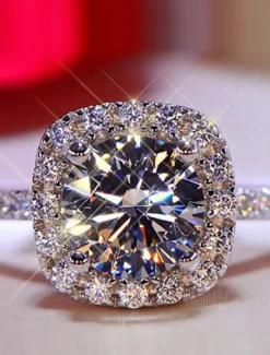 Women's Rings Fashion Wedding Geometry Ring Women Trendy Jewelry
