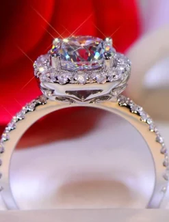 Women's Rings Fashion Wedding Geometry Ring Women Trendy Jewelry