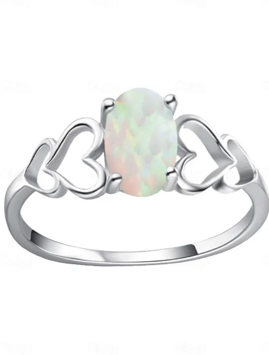 Best Women's Rings Romantic Wedding Heart Ring Women Trendy Jewelry