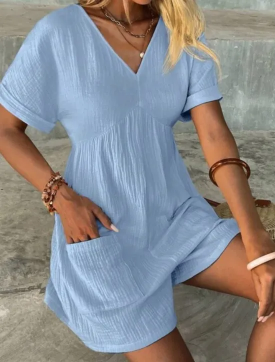 Online Women's Romper Active Solid Color Short Sleeve V Neck Pocket Vacation Daily Regular Fit Black Green Apricot Summer Women Graphic Jumpsuit