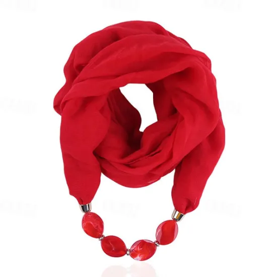 Clearance Women's Scarves Infinity Scarf Daily Holiday Linen Bohemia Warm Decoration 1 PC Women Scarves