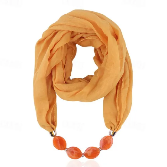 Clearance Women's Scarves Infinity Scarf Daily Holiday Linen Bohemia Warm Decoration 1 PC Women Scarves