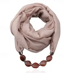 Clearance Women's Scarves Infinity Scarf Daily Holiday Linen Bohemia Warm Decoration 1 PC Women Scarves
