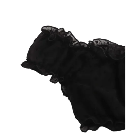 Discount Women's Sexy Bodies Lingerie Set Dot Sexy Uniforms Romantic See Through Valentine's Day Bed Vacation Spandex Off Shoulder Summer Spring Home Outfits Women Lingerie