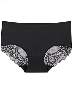 Hot Women's Sexy Lingerie Panties Pure Color Lovers Hot Home Valentine's Day Bed Ice Silk Breathable Hole Summer Spring Home Outfits Women Lingerie