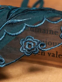 Hot Women's Sexy Lingerie Panties Flower Lovers Hot Comfort Home Valentine's Day Bed Nylon Breathable Embroidery Hole Summer Spring Home Outfits Women Lingerie