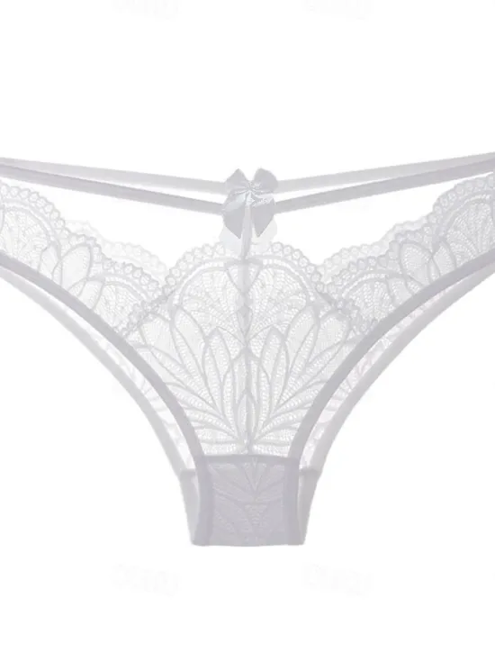 Sale Women's Sexy Lingerie Panties Pure Color Lovers Hot Home Valentine's Day Bed Lace Breathable Hole Summer Spring Home Outfits Women Lingerie