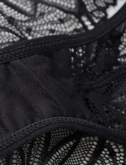 Sale Women's Sexy Lingerie Panties Pure Color Lovers Hot Home Valentine's Day Bed Lace Breathable Hole Summer Spring Home Outfits Women Lingerie