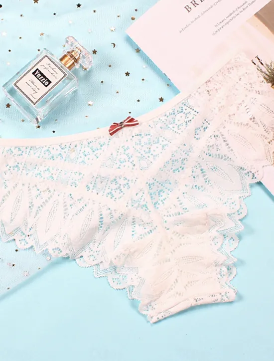 Hot Women's Sexy Lingerie Panties Pure Color Lovers Hot Home Valentine's Day Bed Lace Breathable Hole Summer Spring Home Outfits Women Lingerie