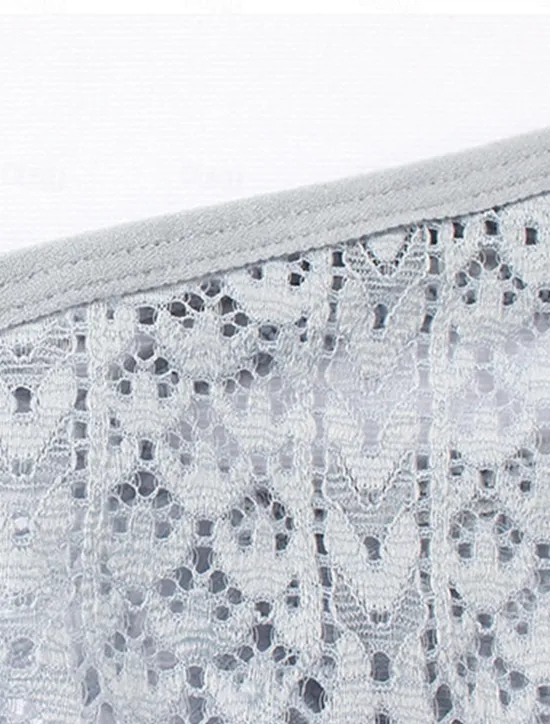 Hot Women's Sexy Lingerie Panties Pure Color Lovers Hot Home Valentine's Day Bed Lace Breathable Hole Summer Spring Home Outfits Women Lingerie