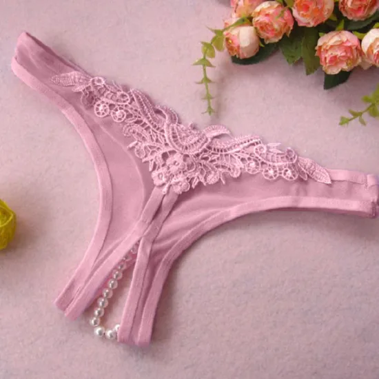 Hot Women's Sexy Lingerie Panties Pure Color Basic Party Bed Valentine's Day Hole Fall Winter Red Home Outfits Women Lingerie