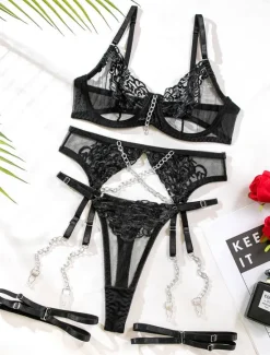 Women's Sexy Lingerie Sets Pure Color Lovers Hot Breathable Straps Sleeveless Backless Summer Spring Home Outfits Women Lingerie