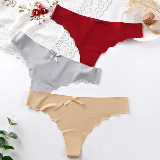 Outlet Women's Sexy Panties G-strings & Thongs Panties Brief Underwear 1 PC Underwear Fashion Sexy Comfort Basic Bow Leopard Pure Color Nylon Low Waist Sexy Multi color Black Pink S M L Home Outfits Women Lingerie