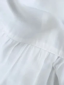Hot Women's Shacket Comfortable Breathable Buttons Casual Plain Vacation Street Casual Daily Wear Single Breasted Long Lapel Regular Fit Long Sleeve Outerwear White Blue Spring Fall Women Jackets