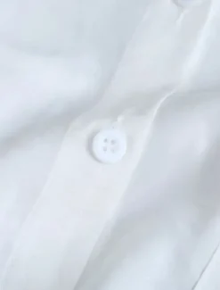 Hot Women's Shacket Comfortable Breathable Buttons Casual Plain Vacation Street Casual Daily Wear Single Breasted Long Lapel Regular Fit Long Sleeve Outerwear White Blue Spring Fall Women Jackets