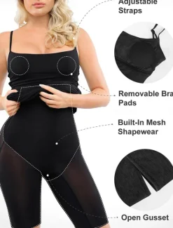 Hot Women's Shapewear Shaping Panty MeshNightwearNylon Solid Colored Black Brown Spring & Summer Fall & Winter Women Shapewear