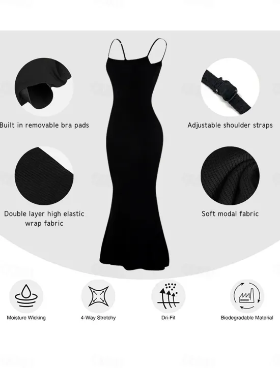 Clearance Women's Shapewear Shaping Panty MeshNightwearNylon Solid Colored Black Gray Spring & Summer Fall & Winter Women Shapewear