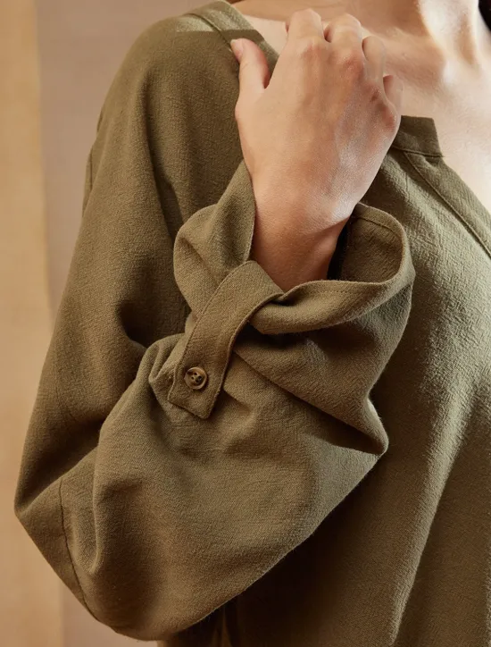 New Women's Shirt Blouse Cotton Linen Shirts Solid Basic Long Sleeve V Neck Long Tops Casual Daily Black White Pink Army Green Blue Summer Spring Women Shirts
