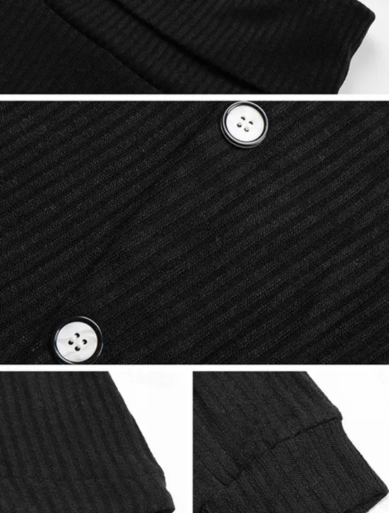 Women's Shirt Blouse Solid Color Basic Casual Long Sleeve Turtleneck Regular Tops Daily Patchwork Buttons Fall Winter Women Blouses & Shirts