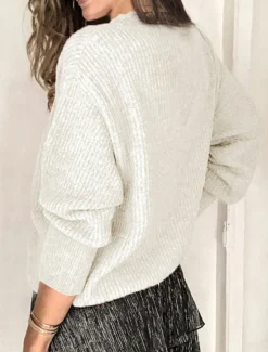 New Women's Shirt Blouse Solid Color Basic Casual Long Sleeve V Neck Regular Tops Daily Lace Buttons White Pink Gray Fall Winter Women Pullovers & Tops