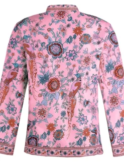 Sale Women's Shirt Blouse Yellow Pink Dusty Rose Graphic Floral Button Print Long Sleeve Daily Holiday Vintage Boho Streetwear Round Neck Regular Boho S Women Boho Tops