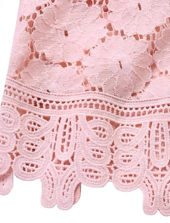 Discount Women's Shirt Boho Shirt Lace Shirt Blouse Floral Fashion Round Neck Street Daily Lace up Lace White Pink Blue Purple Green Summer Women Shirts|Boho Tops