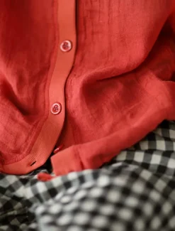 Discount Women's Shirt Cotton Linen Shirts Button Up Blouse Solid Color Basic Casual Long Sleeve Hooded Regular Tops Daily Buttons White Red Blue Beige Summer Women Shirts