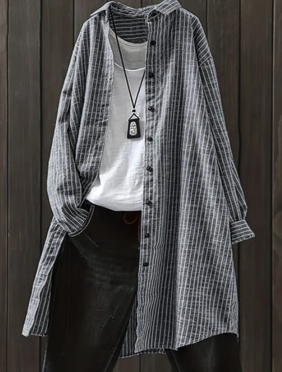 Best Women's Shirt Jacket Casual Jacket Comfortable Breathable Buttons Print Casual Plaid Vacation Street Casual Daily Wear Single Breasted Long Turndown Regular Fit Long Sleeve Outerwear Black Red Blue Women Jackets