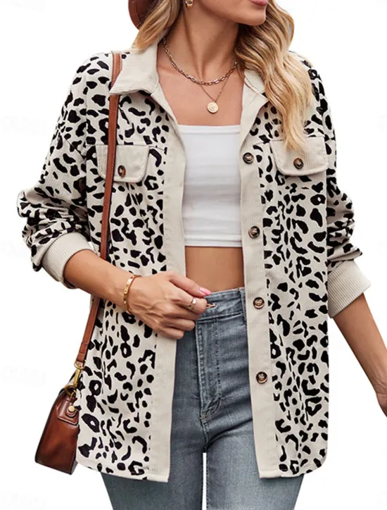 Discount Women's Shirt Jacket Shacket Warm Breathable Buttons Pocket Print Casual Plaid Vacation Street Daily Wear Going out Single Breasted Regular Turndown Regular Fit Long Sleeve Outerwear Pink Blue Brown Women Jackets