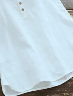 New Women's Shirt Linen-Inspired Shirts Blouse Solid Color Basic Casual Sleeveless Crew Neck Regular Tops Daily Buttons Black White Pink Blue Gray Summer Women Shirts