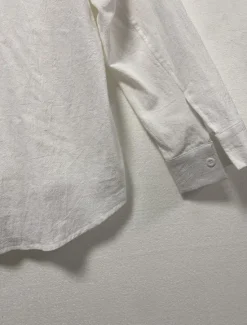 Women's Shirt Linen-Inspired Shirts Solid Color Casual Long Sleeve V Neck Regular Tops Daily Pocket Spring & Fall Women Shirts